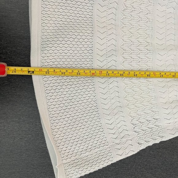 Lauren Ralph Lauren Women's White Sleeveless Knitted Dress, Size PXS - Picture 8 of 8